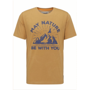 Majica May Nature svetlo braon za muškarce