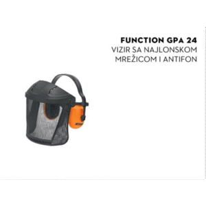 Vizir sa najlonskom mrežicom i antifon FUNCTION GPA 24